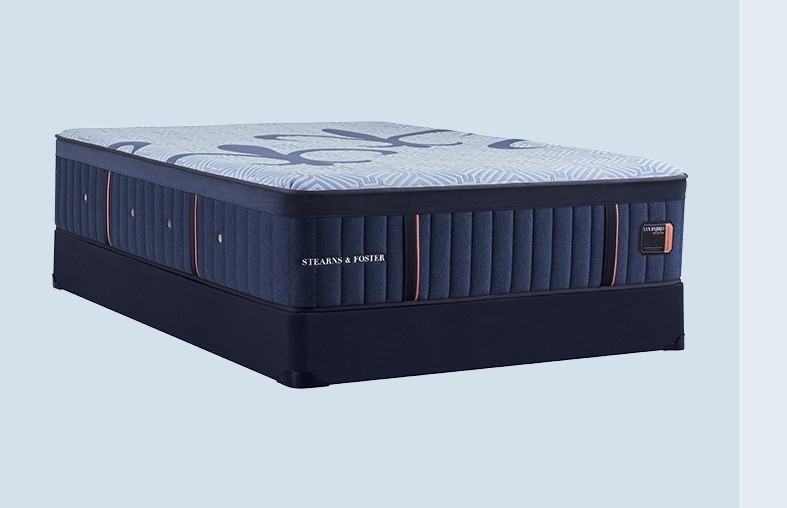 SF Lux Hybrid mattress on a foundation