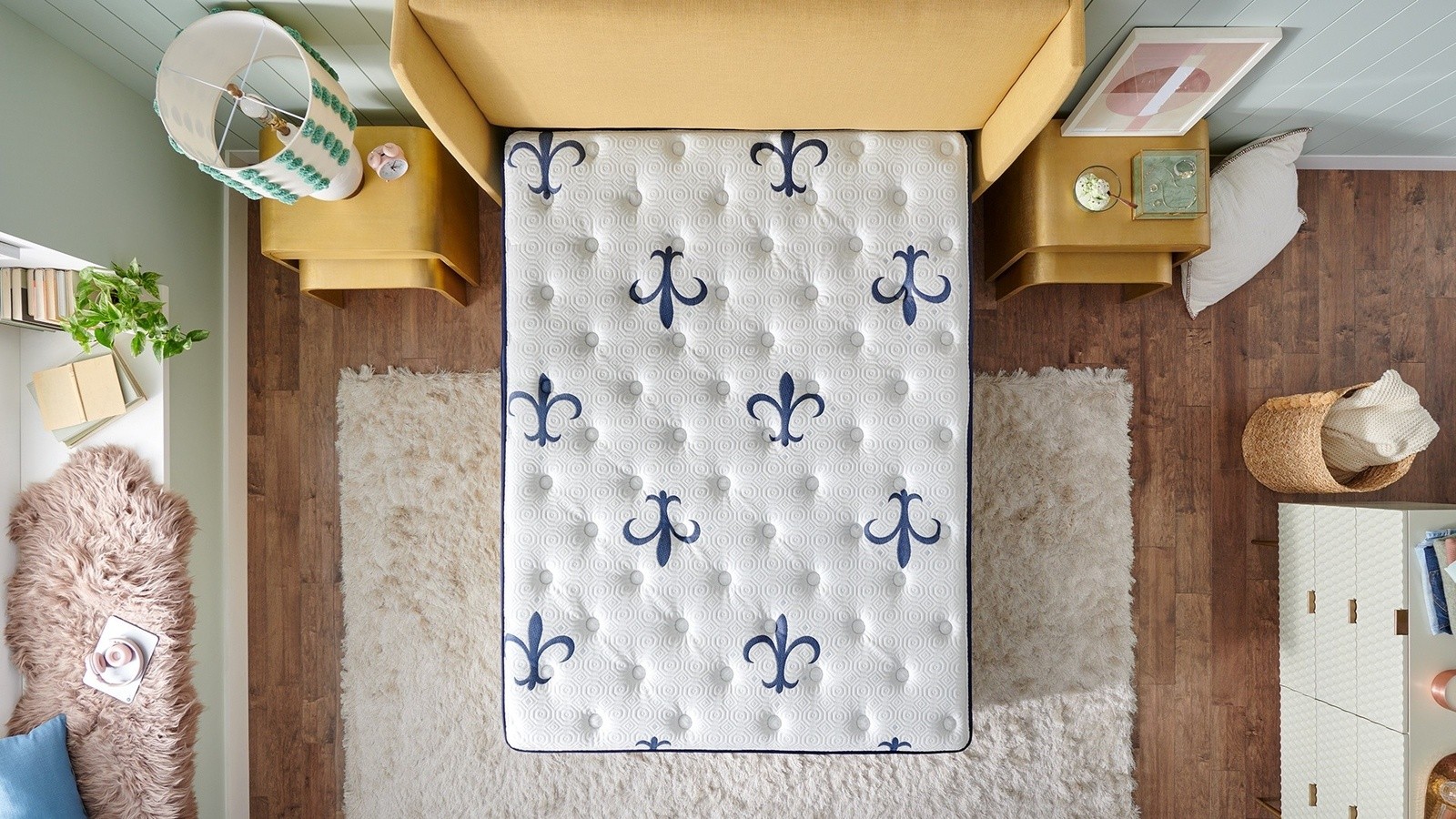 Stearns and Foster Studio Mattress in a styled room