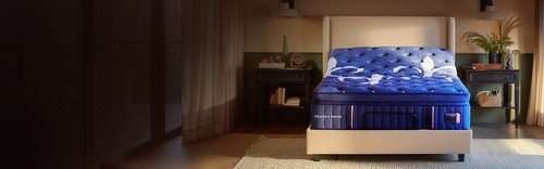 Lux Estate mattress in a bedroom