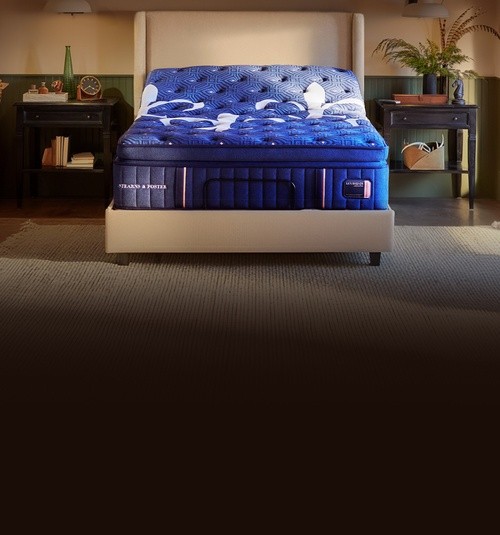 Lux Estate mattress in a bedroom