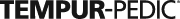 Black TempurPedic Logo